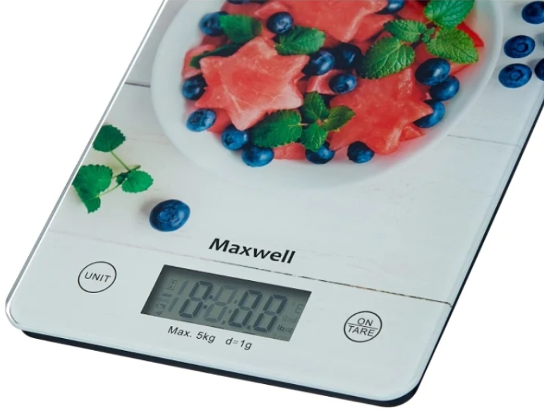 Кухонные весы Maxwell MW-1478, 5 кг, C рисунками photo 2