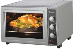 Cuptor electric Saturn STEC1078, 50 l, 1200 W, Gri 
