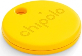 CHIPOLO ONE, 1Pack, Yellow (For keys / backpack / bag, Use the Chipolo app to ring your misplaced item or double click on Chipolo to find your phone, Louder sound, Longer battery life - Up to 2 years of finding power, Replaceable battery, Water resistant) 