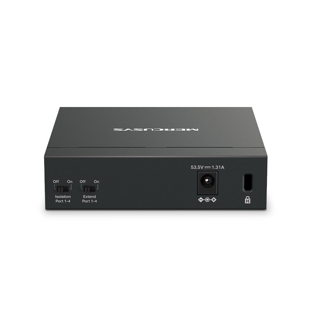 Коммутатор MERCUSYS MS105GP / 5 port / Gigabit / RJ45 / PoE / metal case photo 3