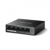 Коммутатор MERCUSYS MS105GP / 5 port / Gigabit / RJ45 / PoE / metal case thumbnav 2