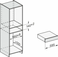 Incalzitor de farfurii si mincare Miele ESW 7010 Obsidian black thumbnav 2