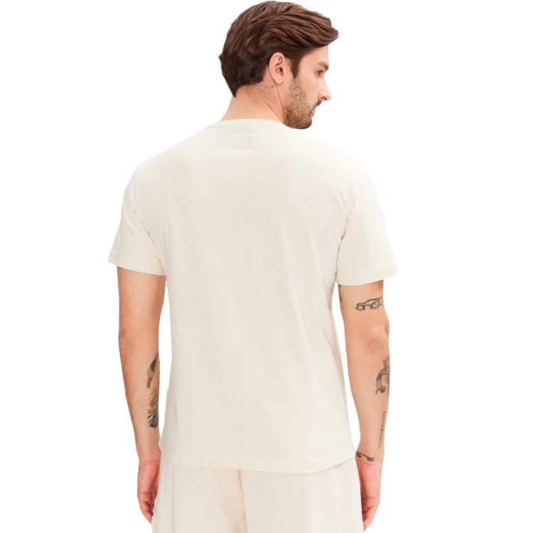Tricou bărbătesc EA7 EMPORIO ARMANI TRAIN LOGO SERIES M OVERSIZE L XXL Bej photo 5