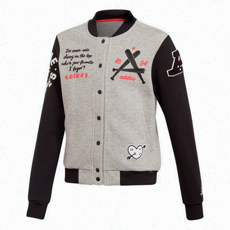 Hanorac Adidas JG A COL Bomber / Femei / 128 / Gri photo 1 Hanorac Adidas JG A COL Bomber / Femei / 128 / Gri photo 1