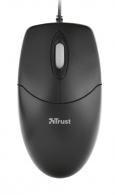 Trust Basi Optical Mouse, 1000 dpi, 3 button, USB, Black thumbnav 1