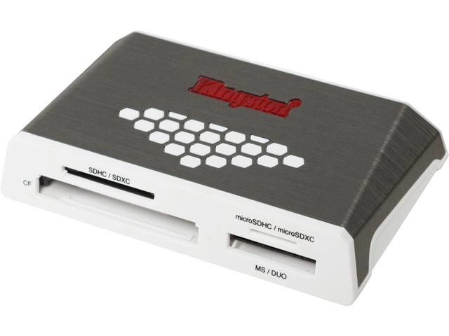 Card Reader All-in-1 Kingston USB 3.0 High-Speed Media Reader, USB3.0, Compact Flash Type I/II, SD/SDHC UHS I-II/SDXC UHS I-II, microSD/microSDHC UHS-I/microSDXC UHS-I, Memory Stick PRO/Duo/PRO Duo/ PRO-HG Duo photo 1
