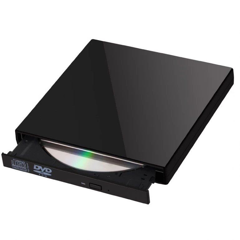 External DVDRW Drive Gembird DVD-USB-02-SV, Portable-17mm, CDR/RW +24x/-24x, DVDR+8x/-8x, RW+6x/-6x, DL+6x, RAM 5x, USB2.0, Silver, Retail photo 1