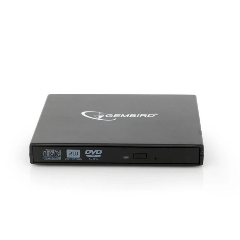 External DVDRW Drive Gembird DVD-USB-02-SV, Portable-17mm, CDR/RW +24x/-24x, DVDR+8x/-8x, RW+6x/-6x, DL+6x, RAM 5x, USB2.0, Silver, Retail photo 4