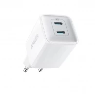 Incarcator USB Anker 521 Nano Pro / 40W / 2x USB-C / PowerIQ / PD / White 