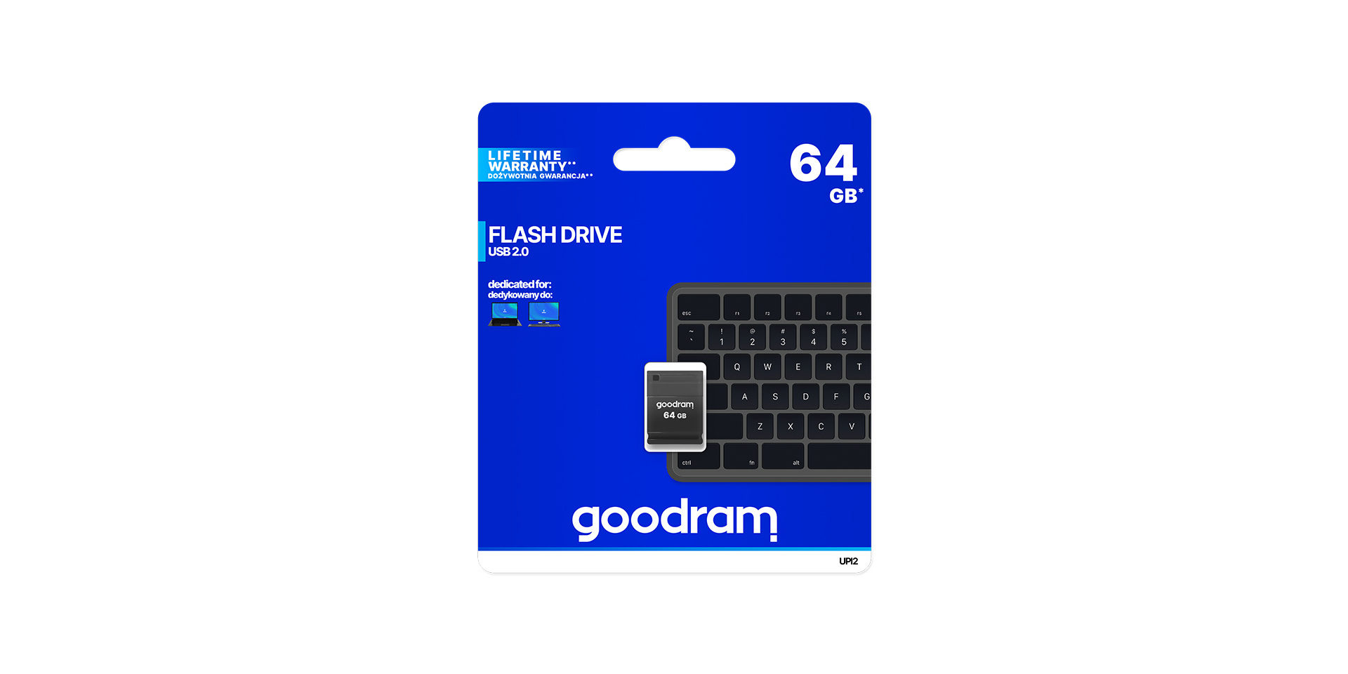 USB Flash Drive Goodram UPI2 Black USB2.0 64GB photo 4