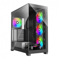 Корпус XILENCE Xilent Gleam / X818.ARGB/ no PSU/ Aquarium panel/ ATX/ Black thumbnav 1