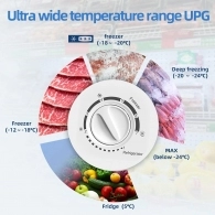 Морозильный ларь Chiq FCF197D, 197 л, 82.5 см, F (A+), Белый  thumbnav 5