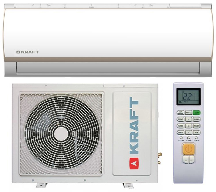 Кондиционер Kraft KFMAC07E 7000 BTU / 20 м2 / Инверторный / R410а / A photo 1 Кондиционер Kraft KFMAC07E 7000 BTU / 20 м2 / Инверторный / R410а / A photo 1