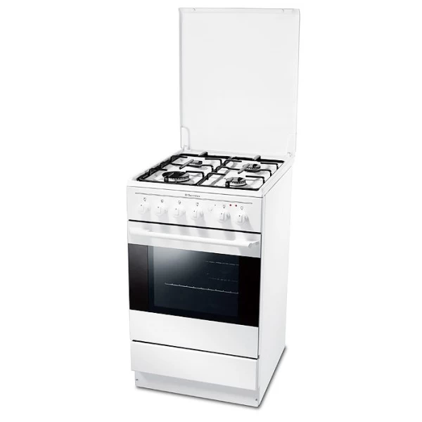 Plita de gaz Electrolux EKK510507W / 4 arzatoare / 50 cm / Alb photo 1