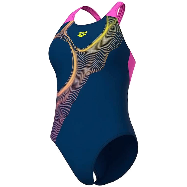 Купальник Arena RIPPLES SWIMSUIT V BACK B / Женский / 40 / Синий photo 5