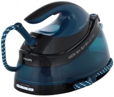 Утюг с парогенератором Philips GC7833/80, 2400 Вт, 180 г/мин и более г/мин, 1500 мл, Черный/синим 