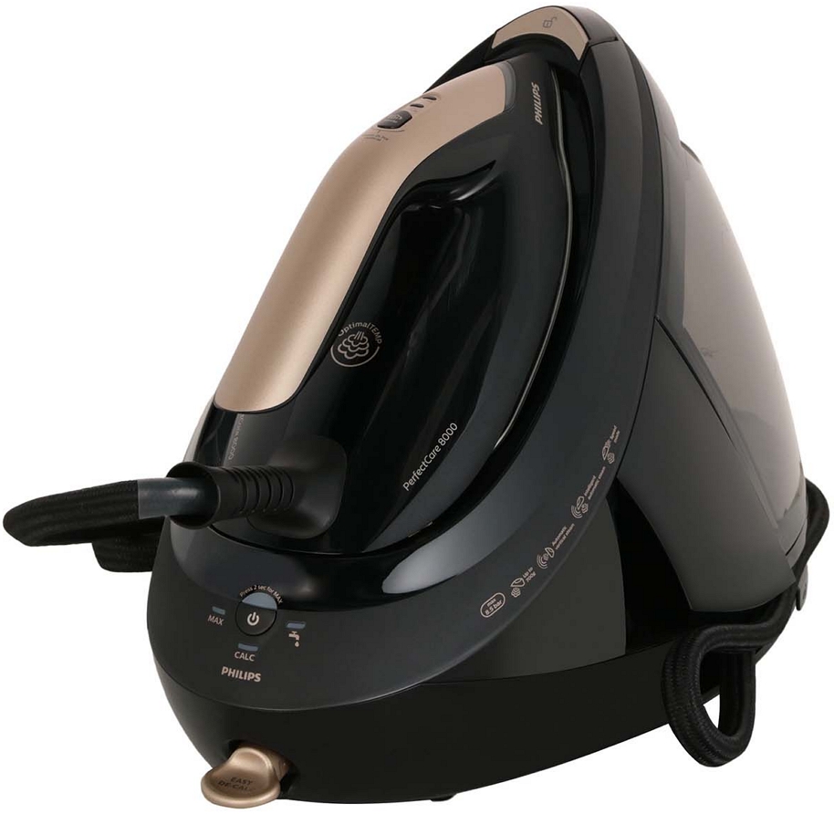 Generator de aburi Philips PSG8130/80, 2700 W, 180 g/min si mai mult g/min, 1800 ml, Negru photo Generator de aburi Philips PSG8130/80, 2700 W, 180 g/min si mai mult g/min, 1800 ml, Negru photo