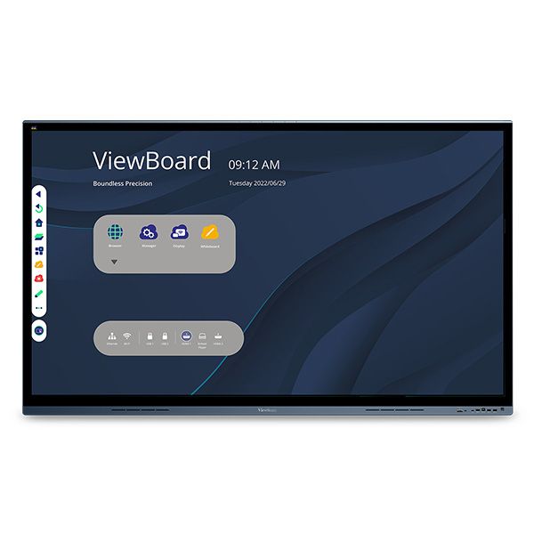 ViewSonic IFP6562, WORKSPACE - Meeting Perfection, 65"(64.5") 20 Points Multi Pcap Touch,9H Tempered Glass (4mm)(AG),3840x2160,350nits,1200:1,DDR4 3G,32GB Storage,VGAx1,HDMI inx4,HDMI outx1,SPDIFx1,Earphonex1,USB TouchX2,USB Type C x1,RJ45x1,RS232x1, photo 1