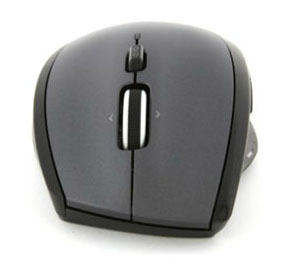 Logitech Wireless Mouse M705 Optical Mouse, Hyper-fast scrolling, Nano receiver, Dark-Grey/Silver, Retail photo 4