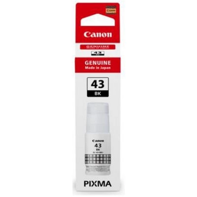 Ink Bottle Canon INK GI-43 BK (4698C001), Black, 60ml for Canon Pixma G640/540, 3700 pages. photo 1
