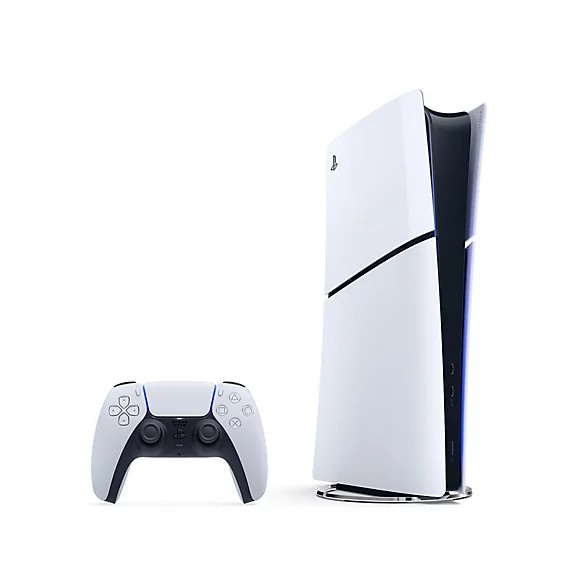 Игровая консоль Sony PlayStation 5 Digital Slim (without Disc Edition), 1TB, White; 1 x Gamepad (Dualsense) photo 1