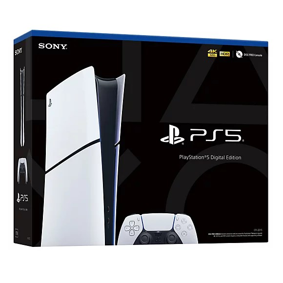 Игровая консоль Sony PlayStation 5 Digital Slim (without Disc Edition), 1TB, White; 1 x Gamepad (Dualsense) photo 6