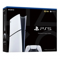 Игровая консоль Sony PlayStation 5 Digital Slim (without Disc Edition), 1TB, White; 1 x Gamepad (Dualsense) thumbnav 6