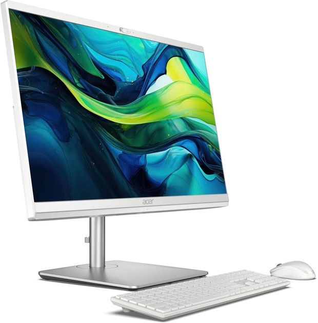 All-in-One PC 23.8” Acer Aspire C24-195ES (DQ.BM5ME.004)/ Intel Core Ultra 7 155U/ 32GB/ 512GB SSD/ Silver photo 2