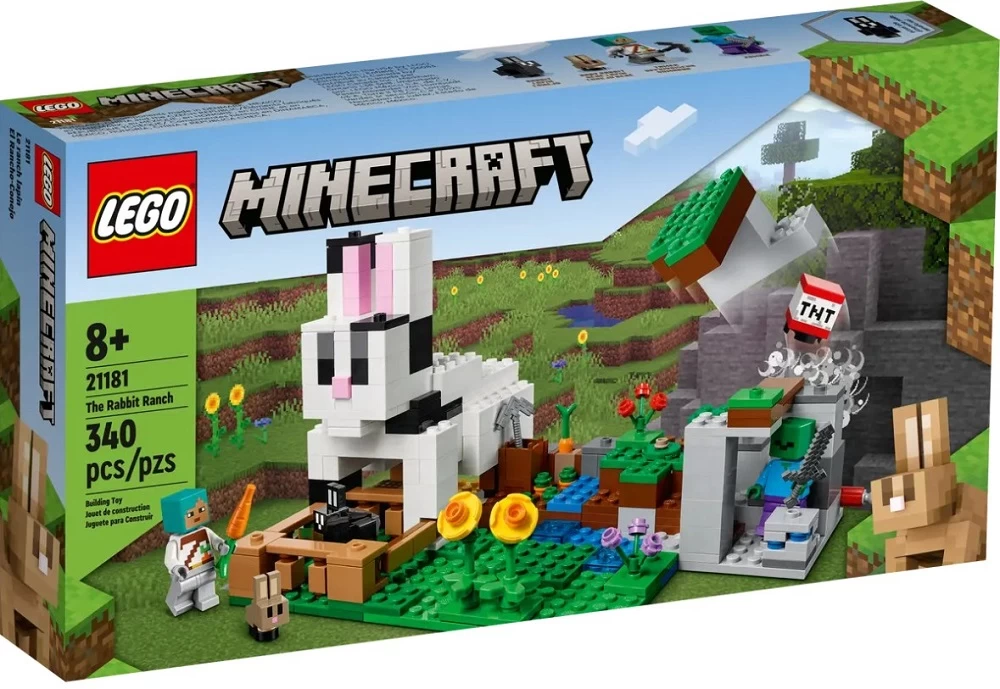 Конструктор Lego Minecraft The Rabbit Ranch 21181  от 8+ лет photo 1