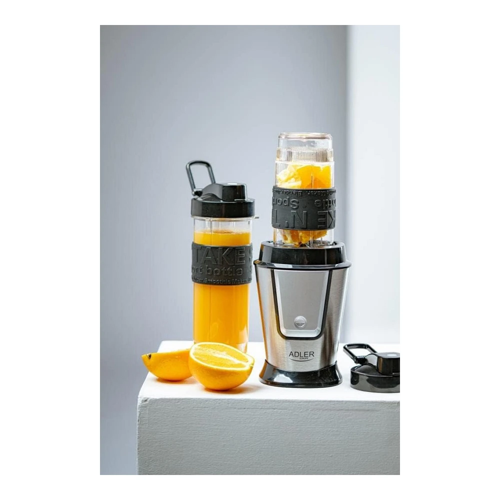 Blender pentru smoothie Smoothie Adler AD4081 Argintiu / 1 viteze / ml photo 7