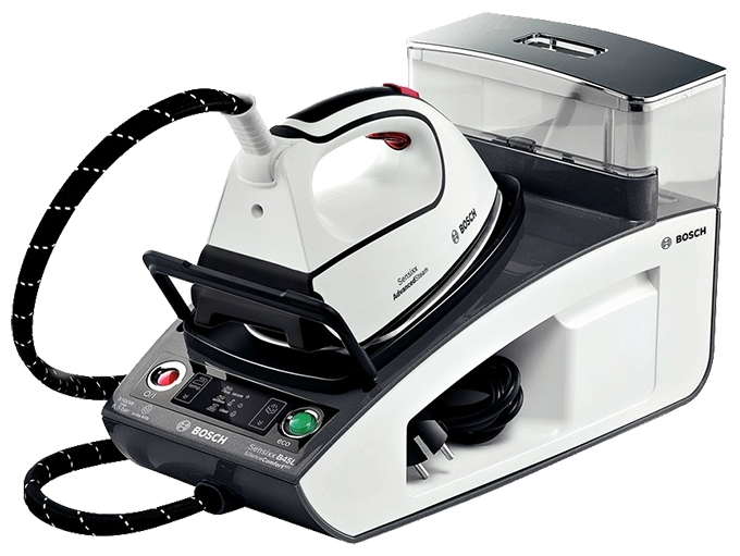 Утюг с парогенератором Bosch TDS4581, 3100 Вт, 1300 мл, Белый/Черный photo Утюг с парогенератором Bosch TDS4581, 3100 Вт, 1300 мл, Белый/Черный photo