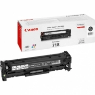 Laser Cartridge Canon 718, black (3400 pages) for LBP-7200Cdn,7660Cdw,7680Cx &amp; MF724CDW/728CDW,MF8550Cdn,8540Cdn,8380Cdw,8360Cdn,8350Cdn,8330Cdn 