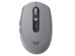 Logitech Wireless Mouse M590 Multi-Device Silen, 7 buttons, 1000 dpi, EFFORTLESS MULTI-COMPUTER WORKFLOW, Mid Grey thumbnav 1