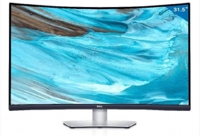 31.5" DELL VA LED S3221QS 4K Curved Borderless Black/Silver (4ms, 3000:1, 300cd, 3840x2160, 178°/178°, HDMIx2, DisplayPort, Speakers 2 x 5W, Height Adjustment, Audio Line out, USB Hub: 2 x USB3.0, VESA  ) 