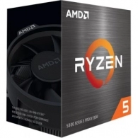 AMD Ryzen 5 5600X, Socket AM4, 3.7-4.6GHz (6C/12T), 3MB L2 + 32MB L3 Cache, No Integrated GPU, 7nm 65W, Unlocked, OEM with Wraith Stealth Cooler 