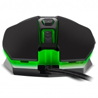 SVEN RX-G810 Gaming, Optical Mouse, 800-4000 dpi, 6+1 buttons (scroll wheel),  DPI switching modes, Two navigation buttons (Forward and Back),Soft Touch coating, USB, Black thumbnav 4