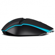SVEN RX-G810 Gaming, Optical Mouse, 800-4000 dpi, 6+1 buttons (scroll wheel),  DPI switching modes, Two navigation buttons (Forward and Back),Soft Touch coating, USB, Black thumbnav 7