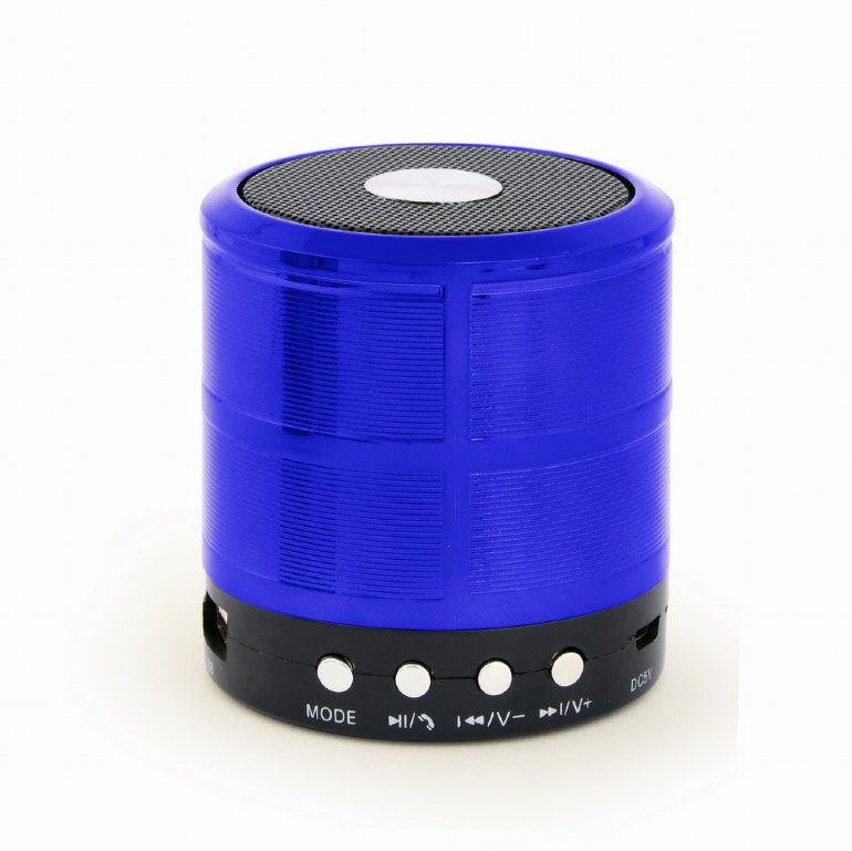 Колонка Портативная Gembird SPK-BT-08 Black / 3W / Bluetooth / microSD / 400 mAh photo 1