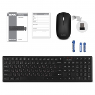 Tastatura cu mouse Wireless SVEN KB-C2550W, Black thumbnav 5