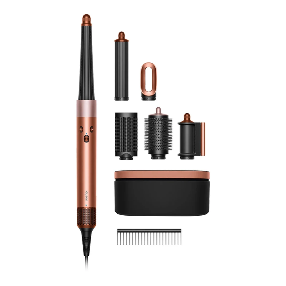 Mультистайлер Dyson Airwrap HS08 ID Amber Silk/Pink Champagne Straight+Wavy Limited Edition photo 1