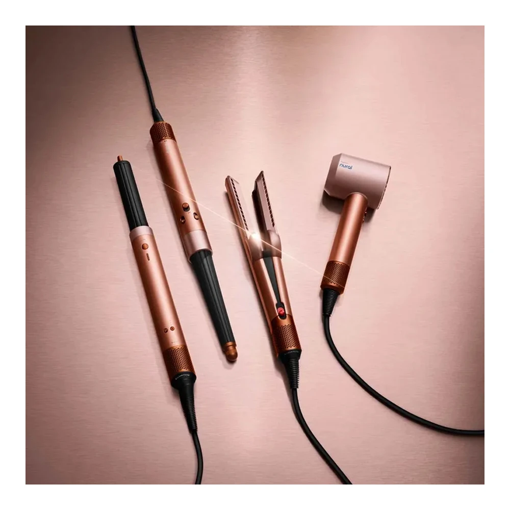 Mультистайлер Dyson Airwrap HS08 ID Amber Silk/Pink Champagne Straight+Wavy Limited Edition photo 4