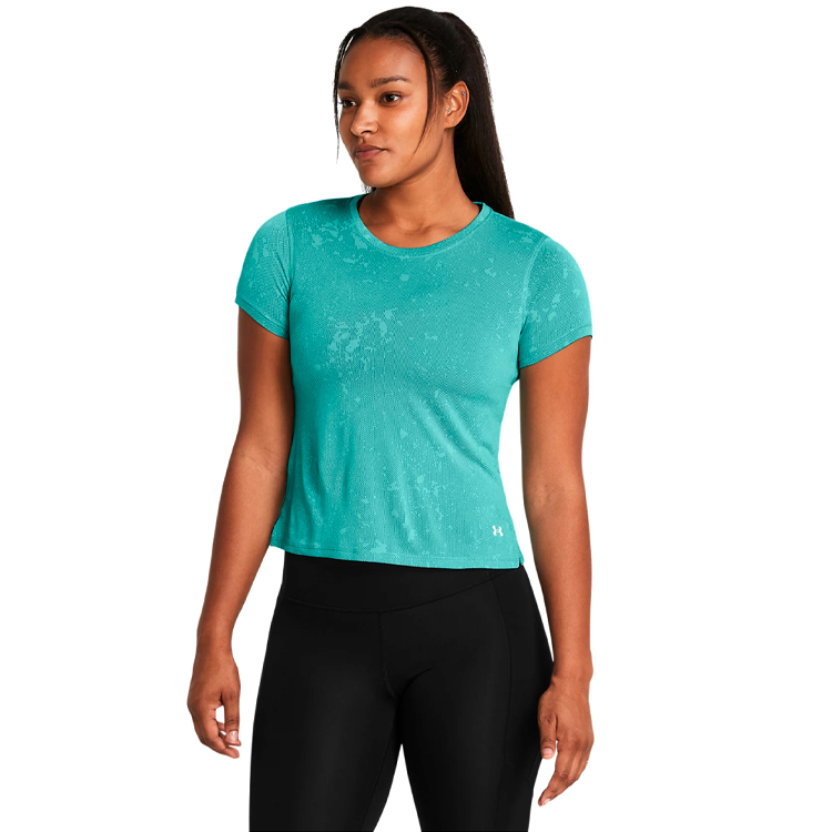 Футболка Under Armour UA LAUNCH SPLATTER SS / Женский / S / Зеленый photo 4