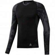  Reebok CBT JACQUARD LS RASHGUARD 