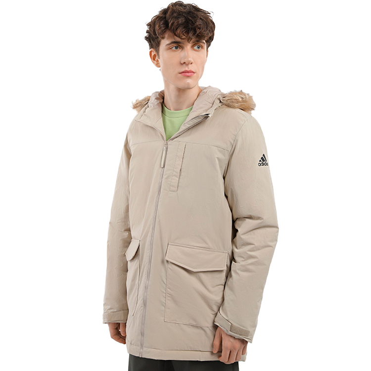 Куртка мужская Adidas HO FUR PA XS Бежевый photo 2