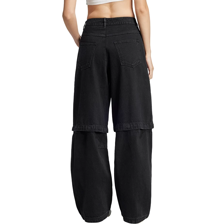 Брюки Adidas DENIM PANT 25 Черный Женский photo 4