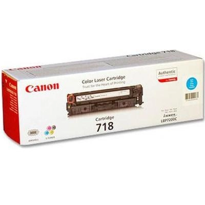 Laser Cartridge Canon 718, cyan (2900 pages) for for LBP-7200Cdn,7660Cdw,7680Cx &amp; MF724CDW/728CDW,MF8550Cdn,8540Cdn,8380Cdw,8360Cdn,8350Cdn,8330Cdn photo 1