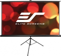 Elite Screens 84” (16:9) 186 x 105 cm, Tripod Projection Screen, Portable, Pull Up, Black thumbnav 1