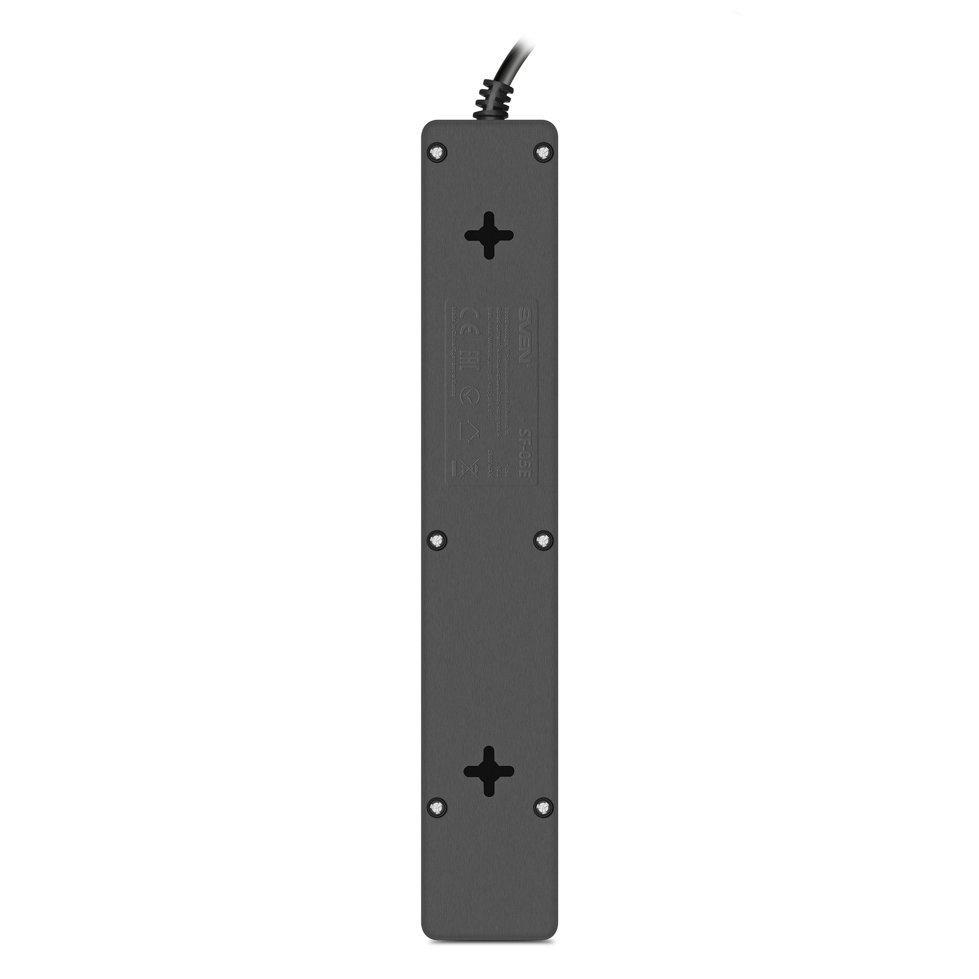 Фильтр сетевой SVEN SF-05E / 5 Sockets / 1.8m / children protection / Black photo 3