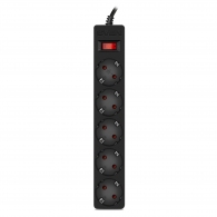Фильтр сетевой SVEN SF-05E / 5 Sockets / 1.8m / children protection / Black thumbnav 2