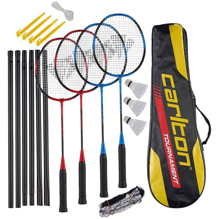 Набор для бадминтона с воланом чехлом и сеткой Dunlop Tournament 4-player set photo 1 Набор для бадминтона с воланом чехлом и сеткой Dunlop Tournament 4-player set photo 1